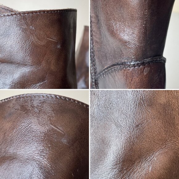 BED STU Manchester Distressed Leather Riding Boots BEDSTU Size 8 - Picture 9 of 16
